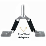 Adjustable Roof Mount w/Ridge Vent Adapters 