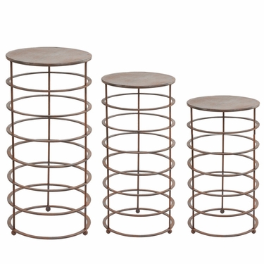 Ring Plant Stands (Set of 3) - Click to enlarge