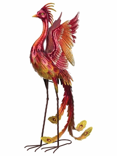 Rising Phoenix Bird Decor Statue - Click to enlarge