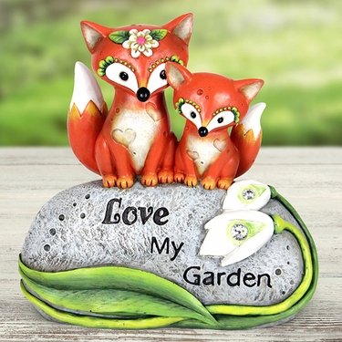 Romantic Foxes Statue - Click to enlarge