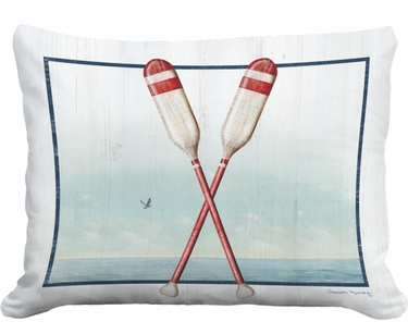 Rowing Oars Outdoor Pillow - Click to enlarge