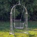 Royal Oasis Iron Swing Chair - Blue Bronze