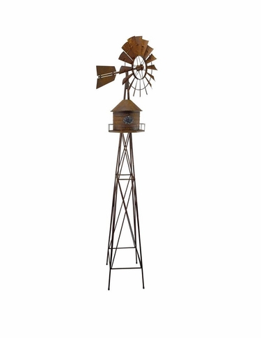 Rust Colored Water Tower Windmill - Small - Click to enlarge
