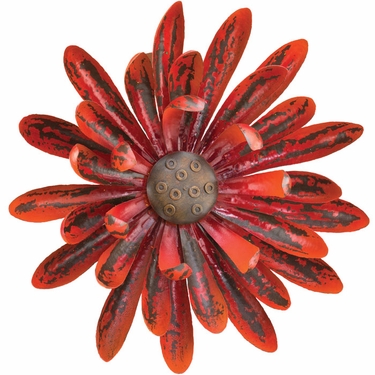 Rustic Mum Flower Wall Decor - Click to enlarge