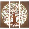 Rustic Tryptic Tree of Life Wall Decor