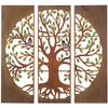Rustic Tryptic Tree of Life Wall Decor