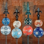 Sailor Ball Iron Garden Stakes (Set of 6)