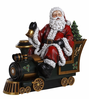 Santa Statue on Train - Click to enlarge