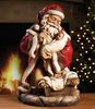 Santa w/Baby Jesus Statue