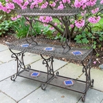Santorini 3-Tier Flower Display Stand - Bronze