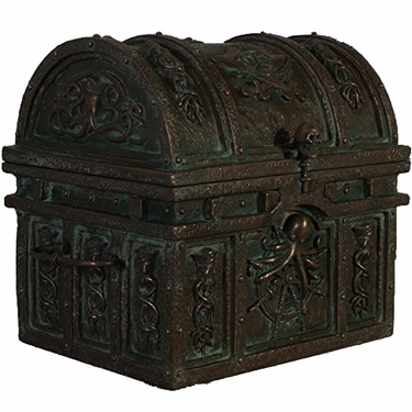 Sea Bottom Treasure Chest - Dark Finish - Click to enlarge
