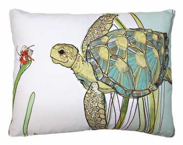 Sea Turtle Outdoor Pillow - Click to enlarge