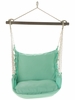 Seafoam Green Fabric Hammock Chair Swing Set