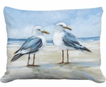 Seagull Duo Outdoor Pillow