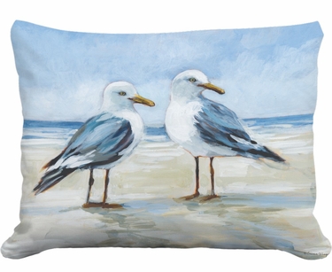 Seagull Duo Outdoor Pillow - Click to enlarge