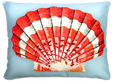 Seashell I Outdoor Pillow - Click to enlarge