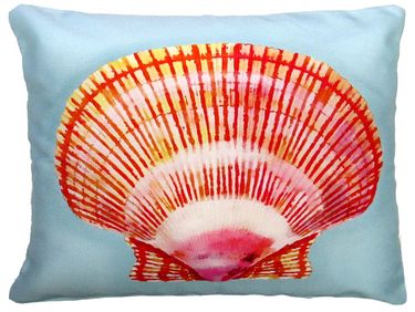 Seashell II Outdoor Pillow - Click to enlarge