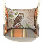 Serene Sunset Barn Owl Hammock Chair Swing Set