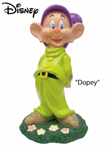 Seven Dwarfs Dopey - Disney Garden Statue - Click to enlarge