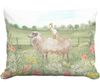 Sheep & Duck Stack Outdoor Pillow