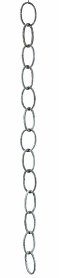 Single Link Rain Chain - Blue Verde - Click to enlarge