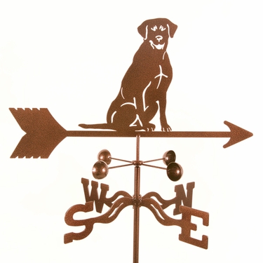 Sitting Lab Weathervane - Click to enlarge