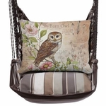 Slate Gray Barn Owl Hammock Chair Swing Set
