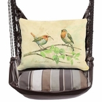 Slate Gray Botanical Robins Hammock Chair Swing Set