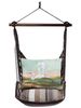 Slate Gray Egret Flying Serene Hammock Chair Swing Set
