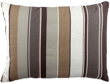 Slate Gray Stripe Outdoor Pillow - Click to enlarge