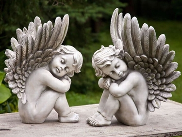 Sleeping Cherubs (Set of 2) - Click to enlarge