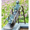 Sliding Frogs Garden Sculpture