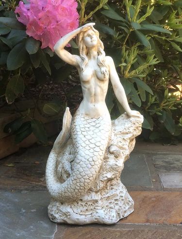 Small Classic Mermaid - Antique White - Click to enlarge