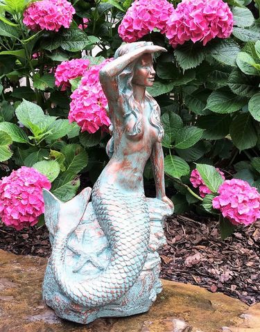 Small Classic Mermaid - Bronze Patina - Click to enlarge