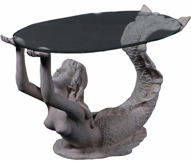 Small Mermaid Table - Roman Stone - Click to enlarge