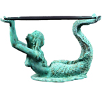 Small Mermaid Table - Shipwreck Finish