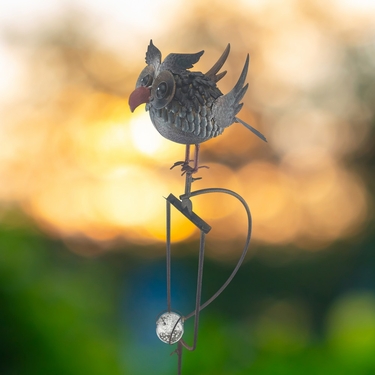 Small Owl Balance Rocker Stake - Click to enlarge