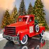 Small Red Truck w/Christmas Tree