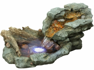 Small Water Creek Fountain w/LED Lights - Click to enlarge