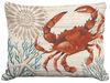 Snappy Crab w/Corals Outdoor Pillow