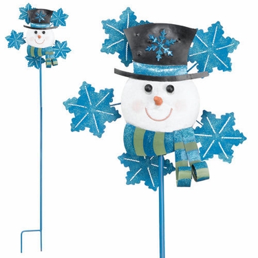 Snowman Garden Spinner - Click to enlarge
