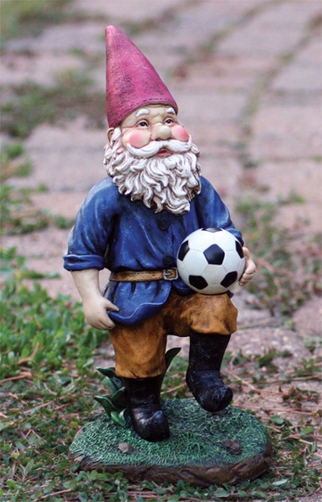 Soccer Gnome Figurine - Click to enlarge