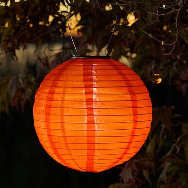 Soji Solar Lantern - Orange - Click to enlarge