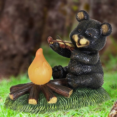 Solar Bear by Campfire - Click to enlarge
