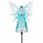 Solar Blue Angel Garden Stake Solar Blue Angel Garden Stake