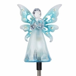 Solar Blue Angel w/LED Wings
