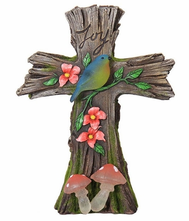 Solar Blue Bird on Cross - Click to enlarge