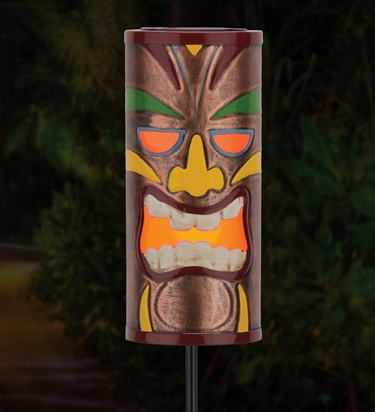 Solar Brown Tiki Stakes (Set of 2) - Click to enlarge