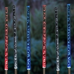 Solar Bubble Chain Stakes (Set of 6) - Color Changing Solar Bubble Chain Stakes (Set of 6) - Color Changing