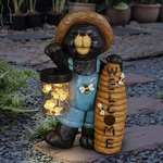 Solar Bumblebee Jar Bear Statue Solar Bumblebee Jar Bear Statue